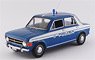 Fiat 128 4Door 1970 Stradale Police Patrol Car Blue (Diecast Car)