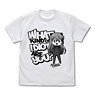 Evangelion `Are you stupid?` T-Shirt Deformed Ver. White M (Anime Toy)