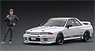 TOP SECRET GT-R (VR32) White with Mr. Smokey Nagata (ミニカー)
