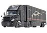 2018 Freightliner Cascadia High-Roof Sleeper Cab w/53 feet Wabash DuraPlate Trailer w/Skirt (Diecast Car)