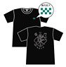 Demon Slayer: Kimetsu no Yaiba Kanji T-Shirts Tanjiro Kamado L Size (Anime Toy)