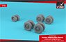 BAe Nimrod Wheels w/Weighted Tires (for Airfix) (Plastic model)