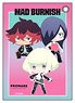 Promare Synthetic Leather Pass Case Puni-Chara Mad Burnish (Anime Toy)