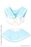 PNS Sailor Bikini Set (White x Light Blue) (Fashion Doll)