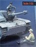 German Tank Officer `Lt.Straub and Photographer 1944` (Set of 2) (Plastic model)