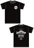 Yurucamp Motosu High School Outdoor Activities Club T-Shirt (M) (Rin) Black (Anime Toy)