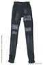 PNS Boys Damage Skinny Denim Pants II (Black) (Fashion Doll)