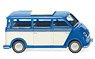 (HO) DKW Schnelllaster Bus - Blau/Pearl White (Model Train)
