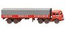 (HO) Pritschensattelzug (MB LPS333) `Spedition Gustav Mauler` (Model Train)