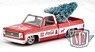 1973 シボレー フリートライン Coca-Cola w/ツリー (レッド / ホワイト) クリスマスオーナメント (ミニカー)