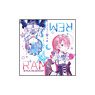 [Re:Zero -Starting Life in Another World-] Galaxy Series Square Can Badge Ram & Rem (Anime Toy)