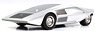 Lancia Stratos Zero Concept (Silver) (Diecast Car)
