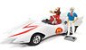 Speed Racer Mach 5 w/Speed Racer & Chim Chim Figurines (Diecast Car)
