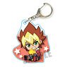 Gyugyutto Acrylic Key Ring Yu-Gi-Oh! Sevens Yuga Odo & Sevens Road Magician (Anime Toy)