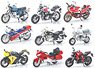Honda Classic Motorcycle Series Assort Set (Set of 9) (Diecast Car)