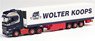 (HO) Scania CS 20 HD 6x2 Refrigerated Box Semi Trailer `Wolter Koops` (Scania CS 20 HD) (Model Train)