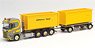 (HO) Scania CR HD 4 axle Exchangeable Trailer Truck `Dornbierer` (Model Train)