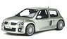 ルノー クリオ V6 フェーズ2 (シルバー) (ミニカー)