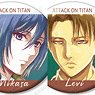 Attack on Titan Trading Ani-Art Can Badge Vol.3 (Set of 8) (Anime Toy)