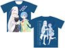 Re:Zero -Starting Life in Another World- Full Graphic T-Shirt A Emilia & Rem (Anime Toy)