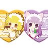 [Tokyo Mew Mew] Heart-shaped Glitter Acrylic Badge (Set of 5) (Anime Toy)