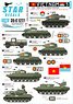 Vietnam # 5. NVA North Vietnamese Tanks and AFVs Markings. (Decal)
