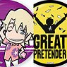 GREAT PRETENDER メタリック缶バッジ 第1弾 (6個セット) (キャラクターグッズ)