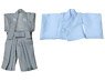Kamishimo (Kimono) Gray Set for 11cm Body (Fashion Doll)