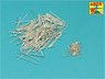 Panther Tank Track Link Pins x 176 Pieces (for Trumpeter) (Plastic model)