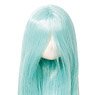 Head 2 for Pureneemo (White) (Hair Color / Pastel Blue) (Fashion Doll)
