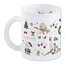 Fate/Grand Order Frosted Glass Mug Cup (Santa Servants) (Anime Toy)