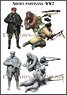 Soviet Partisans. WW2 (Set of 3) (Plastic model)