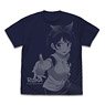 Rent-A-Girlfriend Ruka Sarashina All Print T-Shirt Navy S (Anime Toy)