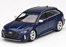 Audi RS 6 Avant Navarra Blue Metallic (LHD) (Diecast Car)