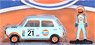 1967 Austin Mini Cooper Gulf w/ Driver Figure (Diecast Car)
