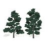 TR1517 Ready Made Realistic Trees 175mm Dark Green (2 Pieces) (Model Train)