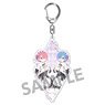 Re:Zero -Starting Life in Another World- Big Acrylic Key Ring Rem & Ram Maid Ver. (Anime Toy)
