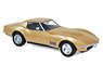 Chevrolet Corvette Coupe 1969 Metallic Gold (Diecast Car)