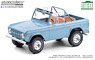 1969 Ford Bronco Sport Brittany Blue w/Sunraysia, Tow Mirrors, Roll Bar & Tube F Bumper (ミニカー)