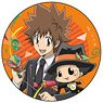 Katekyo Hitman Reborn! [Especially Illustrated] Tsunayoshi Sawada & Reborn (Party Ver.) Can Badge (Anime Toy)