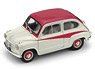 Fiat 600 Derivazione Abarth 750 1956 Gray / Red (Diecast Car)