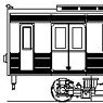 1/80(HO) Osaka Municipal Transportation Bureau Series 30 Kit A Set Early Type Two Lead Car (2-Car Unassembled Kit) (Model Train)