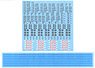 1/80(HO) Decal for C21 Container (for 5 Pieces) (Model Train)