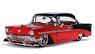 1956 Chevy Bel Air Red/Black (Diecast Car)