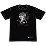 A Certain Scientific Railgun T Guruguru Baseball Bat Saten T-Shirt L (Anime Toy)