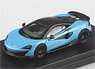 McLaren 600LT Curacao Blue (Diecast Car)