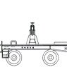 1/80(HO) Long Rail CHIKI SNSY Type Kit (50m Rail Transport Wagon Formation) (3-Car Set) (Unassembled Kit) (Model Train)