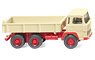 (HO) マギルス フラットベッド ダンプトラック ライトアイボリー (鉄道模型)