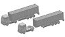 Automobile Set G (ContainerTruck) (2 Types, 8 Pieces Each) (Plastic model)