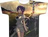 Summer Pockets Reflection Blue Full Graphic T-Shirt Shizuku Mizuori (Anime Toy)